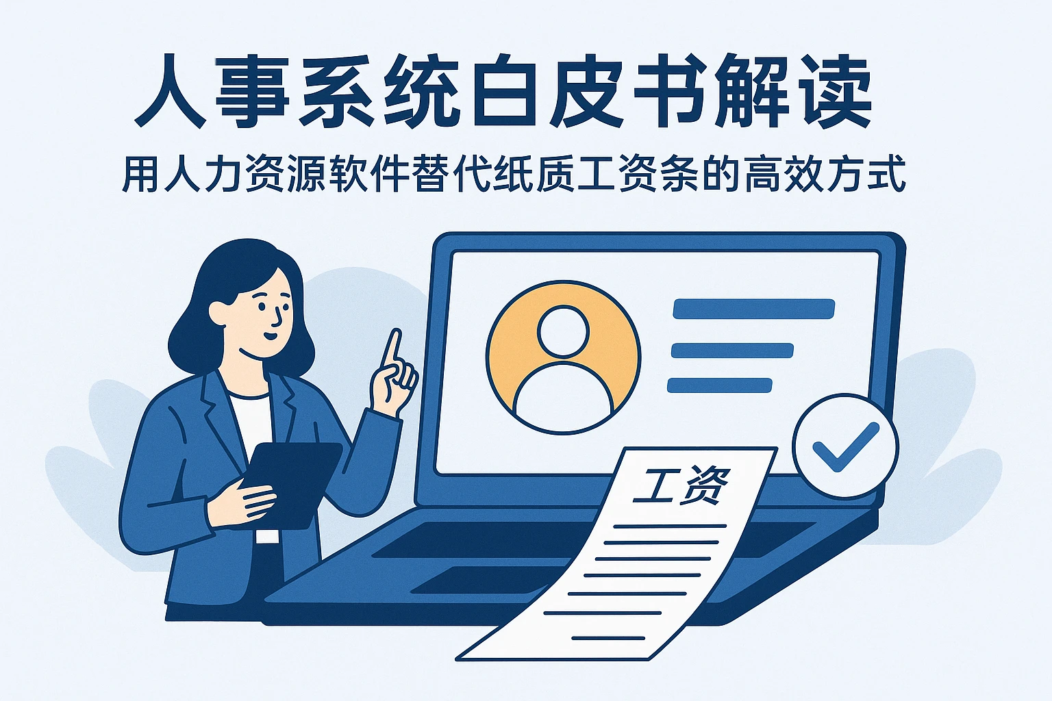 人事系统白皮书解读：用人力资源软件替代纸质工资条的高效方式