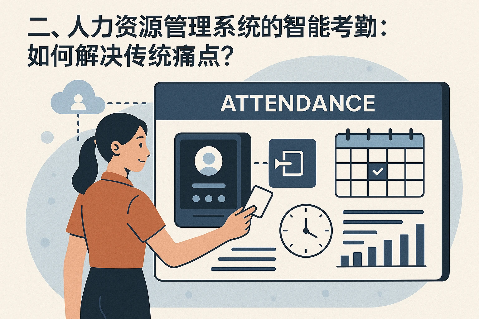 二、人力资源管理系统的智能考勤：如何解决传统痛点？