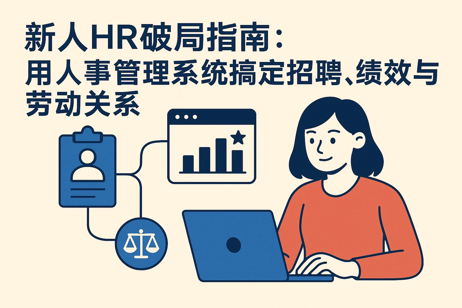 新人HR破局指南：用人事管理系统搞定招聘、绩效与劳动关系