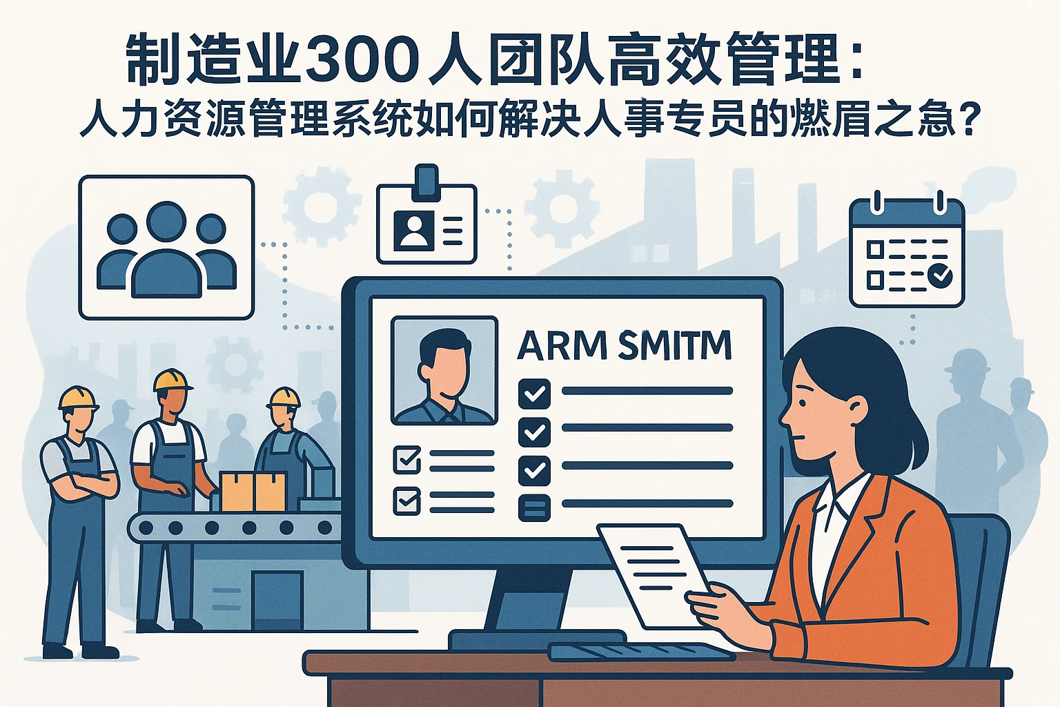 制造业300人团队高效管理：人力资源管理系统如何解决人事专员的燃眉之急？