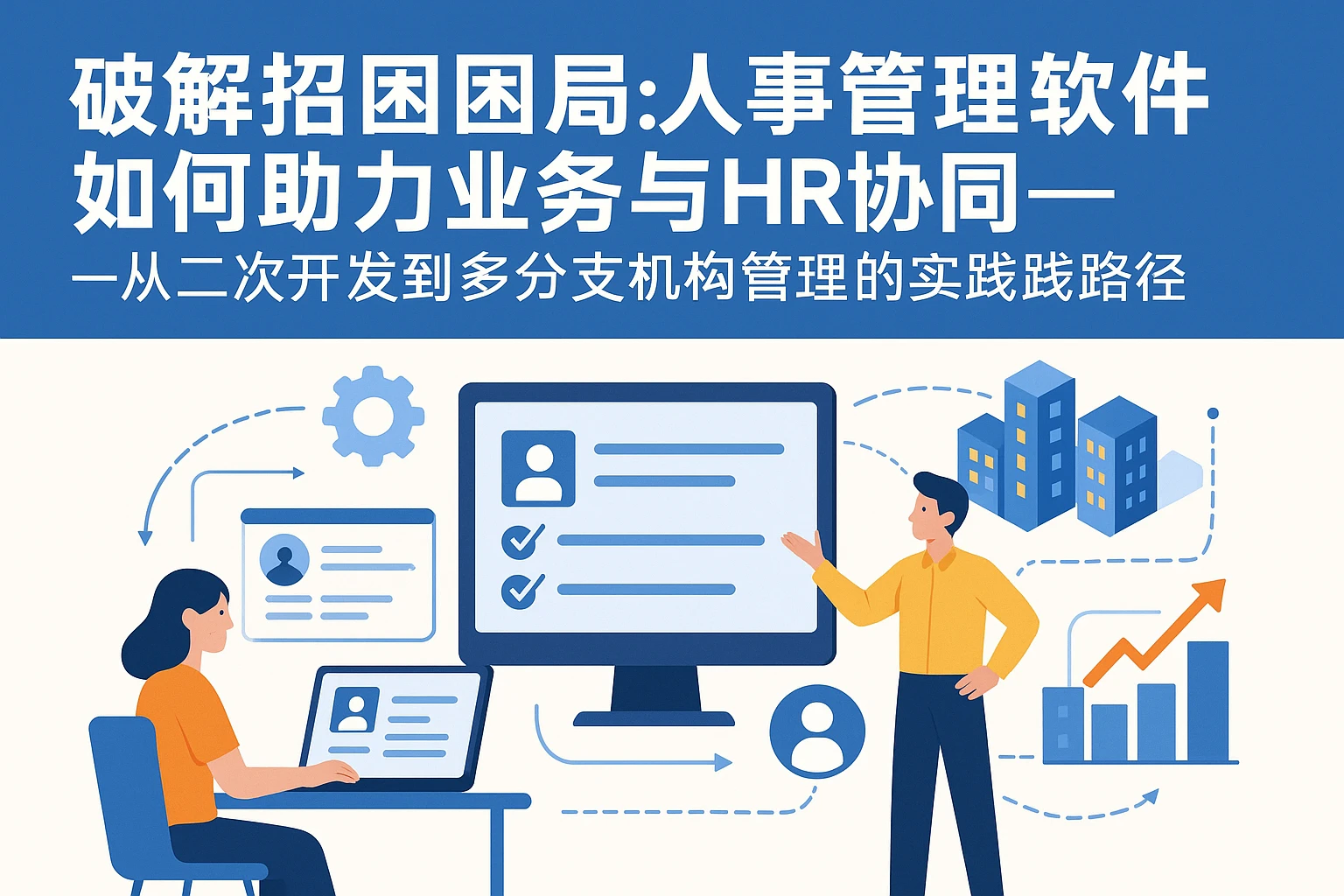 破解招聘困局：人事管理软件如何助力业务与HR协同——从二次开发到多分支机构管理的实践路径