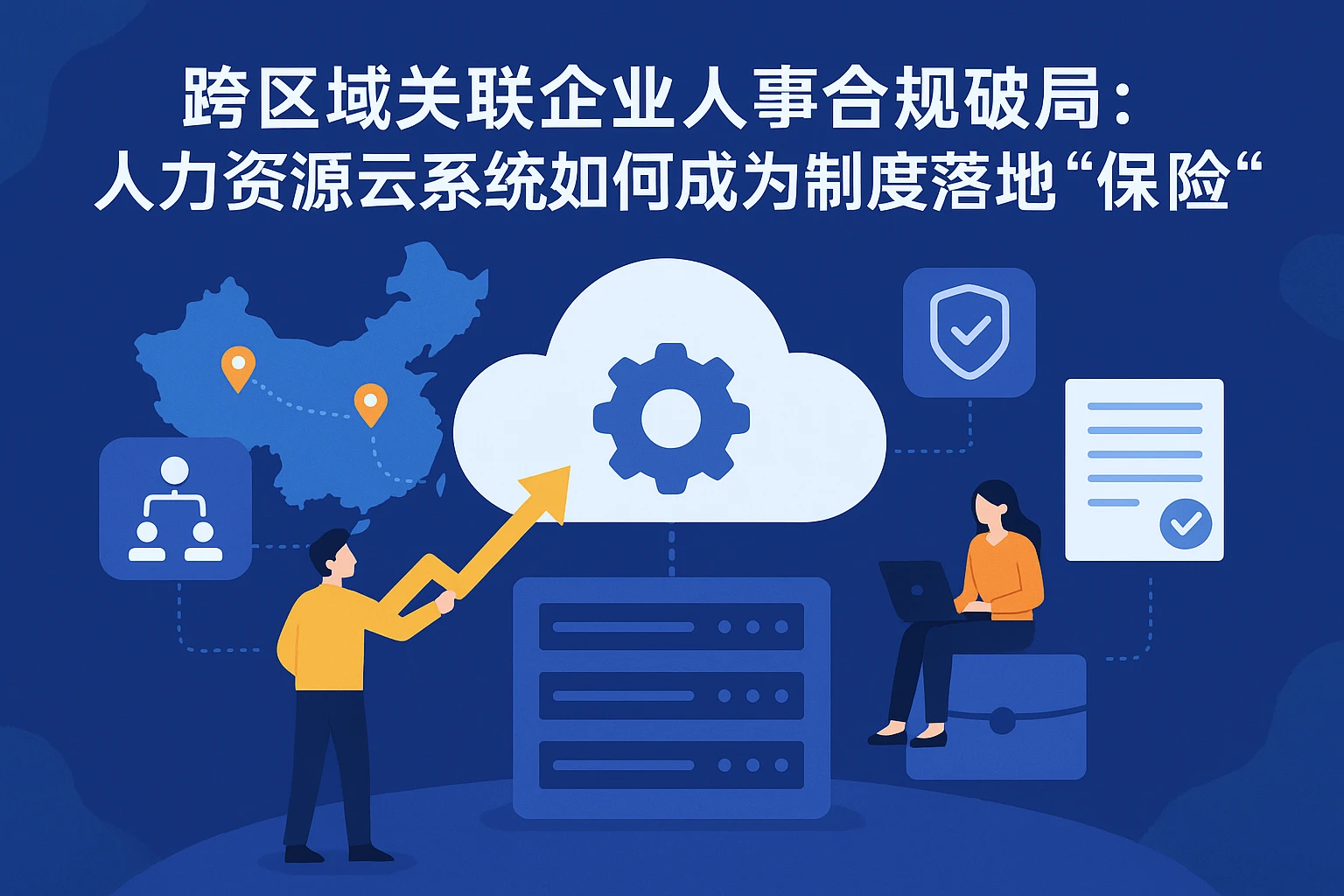 跨区域关联企业人事合规破局：人力资源云系统如何成为制度落地的“保险栓”