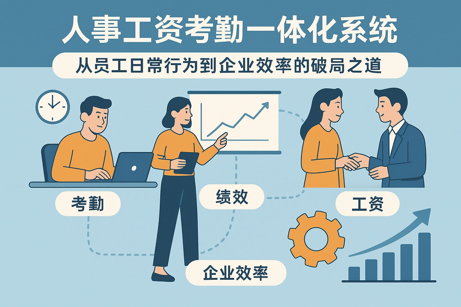 人事工资考勤一体化系统：从员工日常行为到企业效率的破局之道