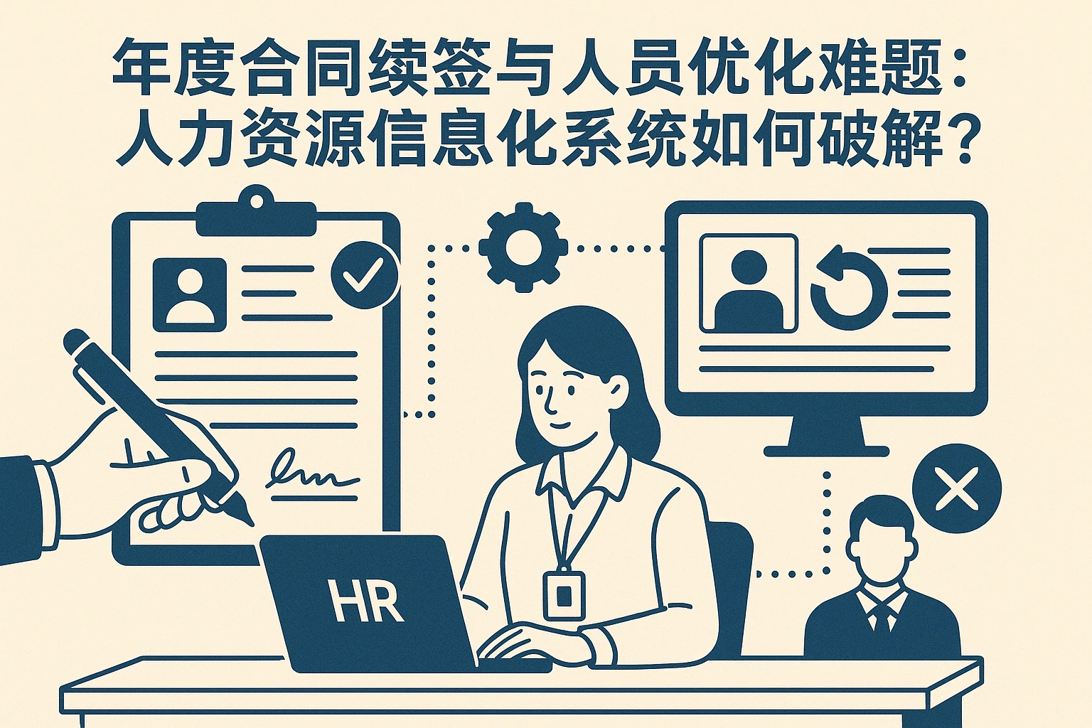 年底合同续签与人员优化难题：人力资源信息化系统如何破解？