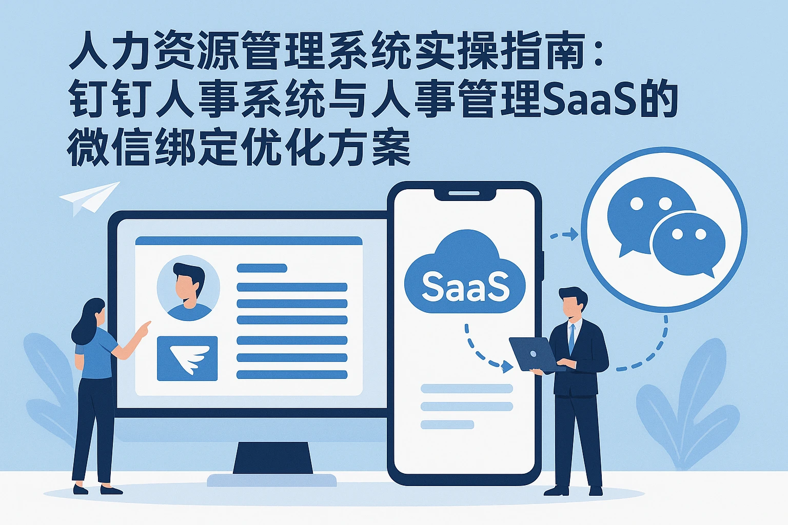 人力资源管理系统实操指南：钉钉人事系统与人事管理SaaS的微信绑定优化方案