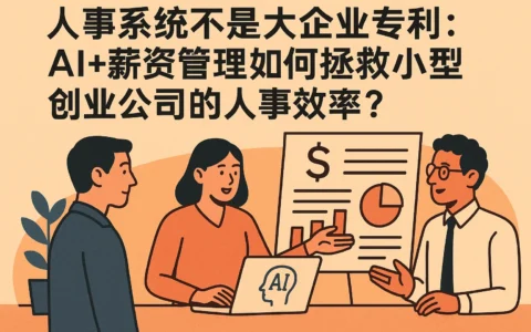 人事系统不是大企业专利:AI+薪资管理如何拯救小型创业公司的人事效率?