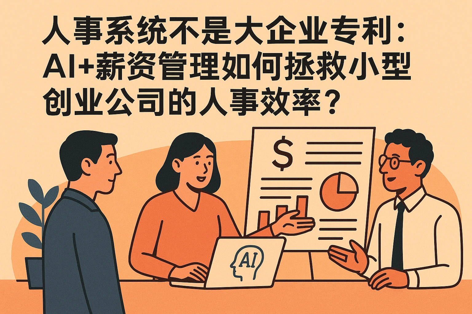 人事系统不是大企业专利：AI+薪资管理如何拯救小型创业公司的人事效率？