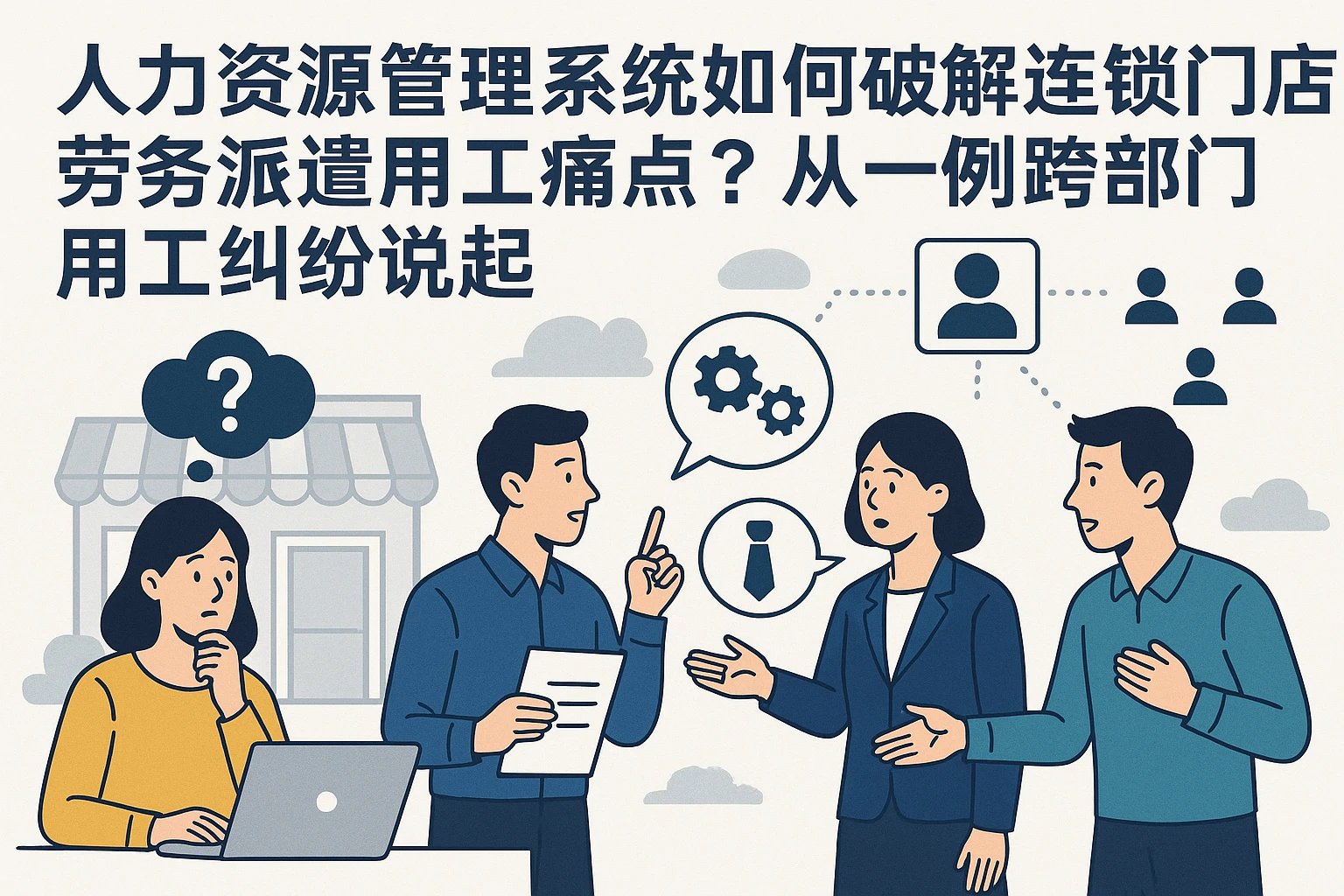 人力资源管理系统如何破解连锁门店劳务派遣用工痛点？从一例跨部门用工纠纷说起