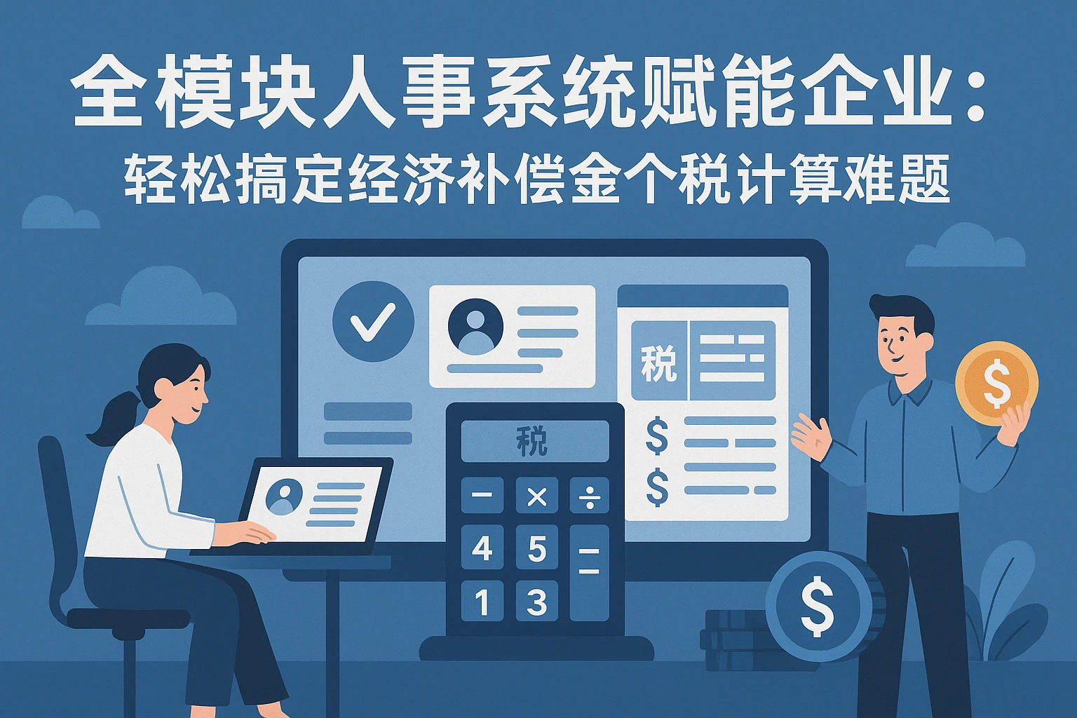全模块人事系统赋能企业：轻松搞定经济补偿金个税计算难题