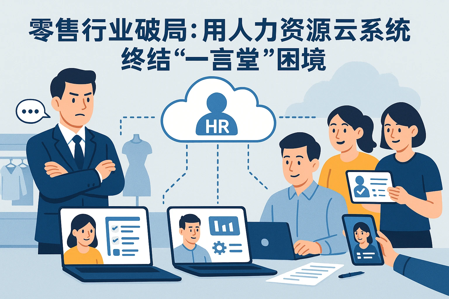 零售行业破局：用人力资源云系统终结“一言堂”困境