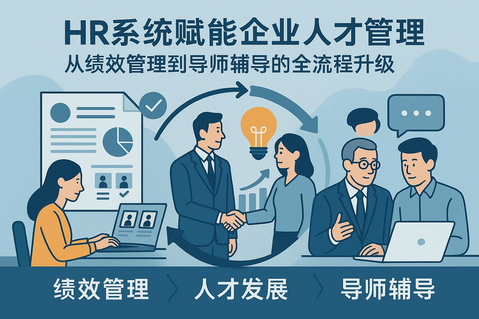 HR系统赋能企业人才管理：从绩效管理到导师辅导的全流程升级