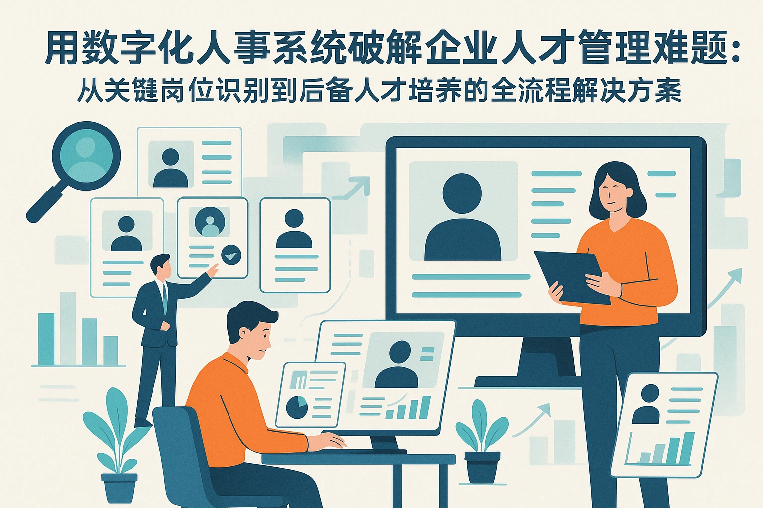 用数字化人事系统破解企业人才管理难题：从关键岗位识别到后备人才培养的全流程解决方案