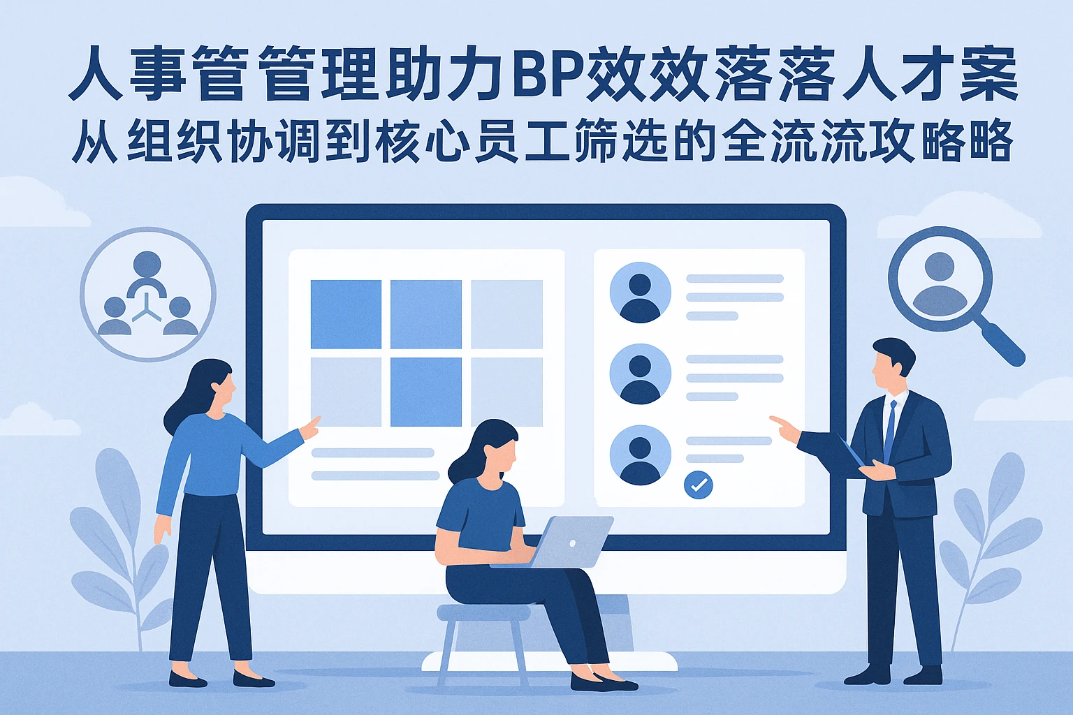 人事管理软件助力BP高效落实人才盘点：从组织协同到核心员工筛选的全流程攻略