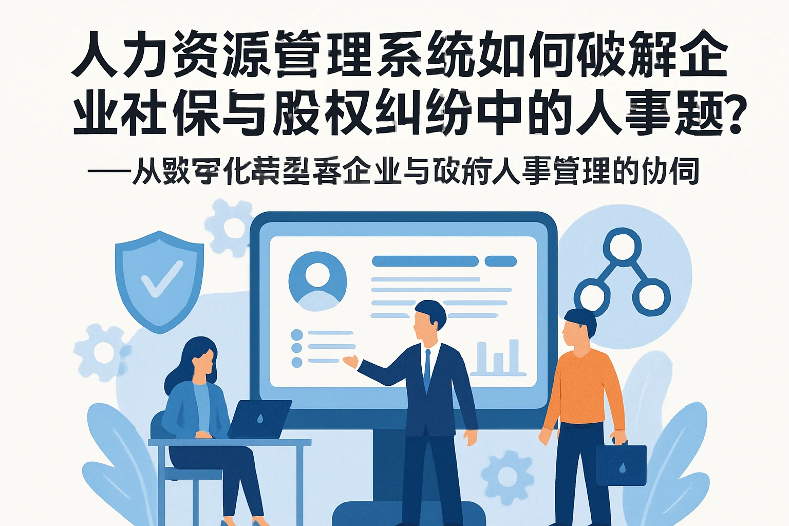 人力资源管理系统如何破解企业社保与股权纠纷中的人事难题？——从数字化转型看企业与政府人事管理的协同