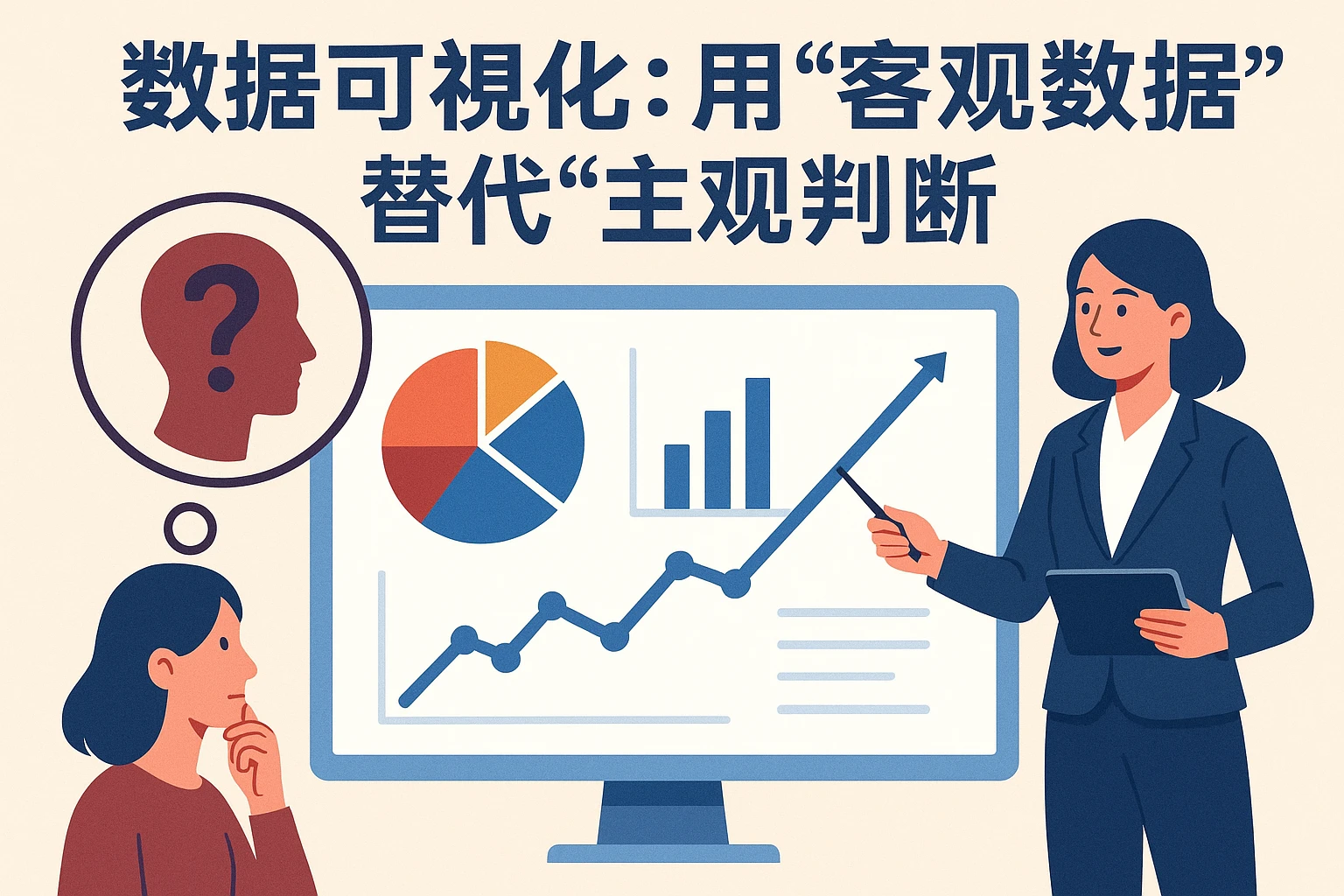 2. 数据可视化：用“客观数据”替代“主观判断”