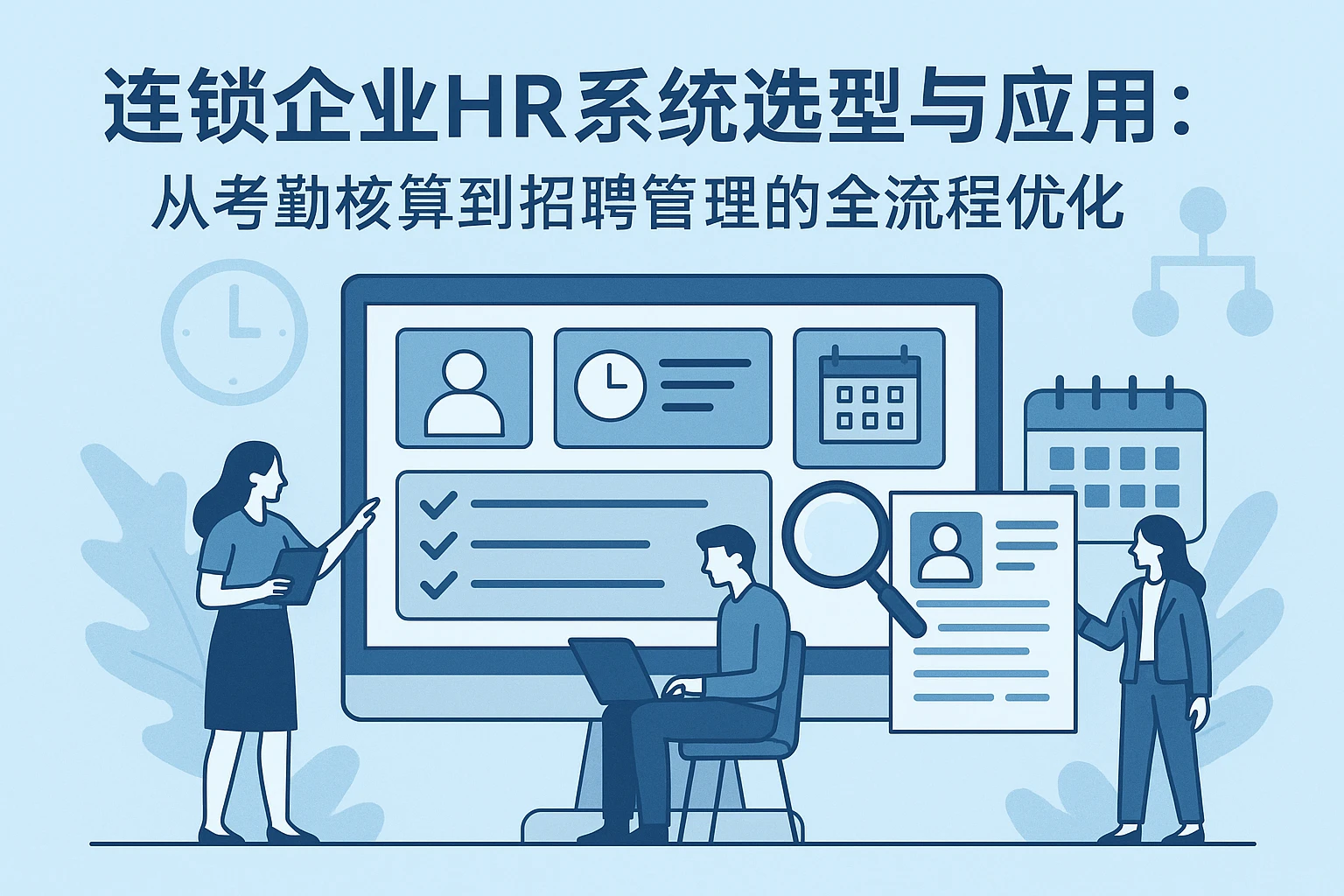 连锁企业HR系统选型与应用：从考勤核算到招聘管理的全流程优化