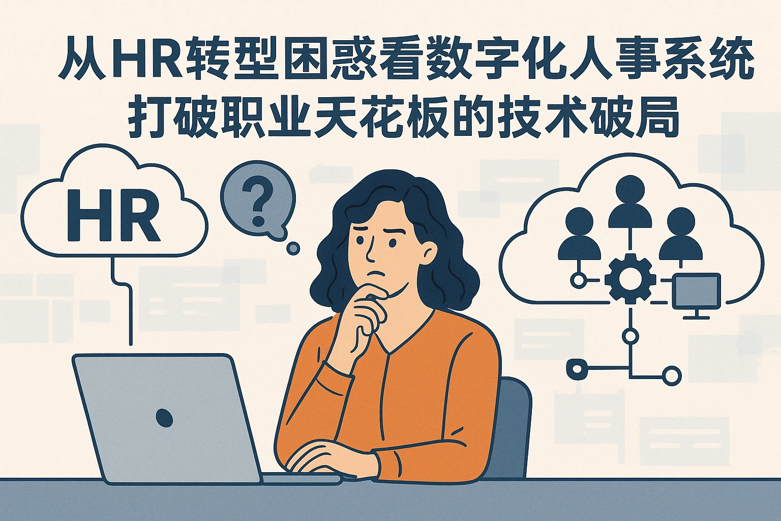 从HR转型困惑看数字化人事系统：打破职业天花板的技术破局