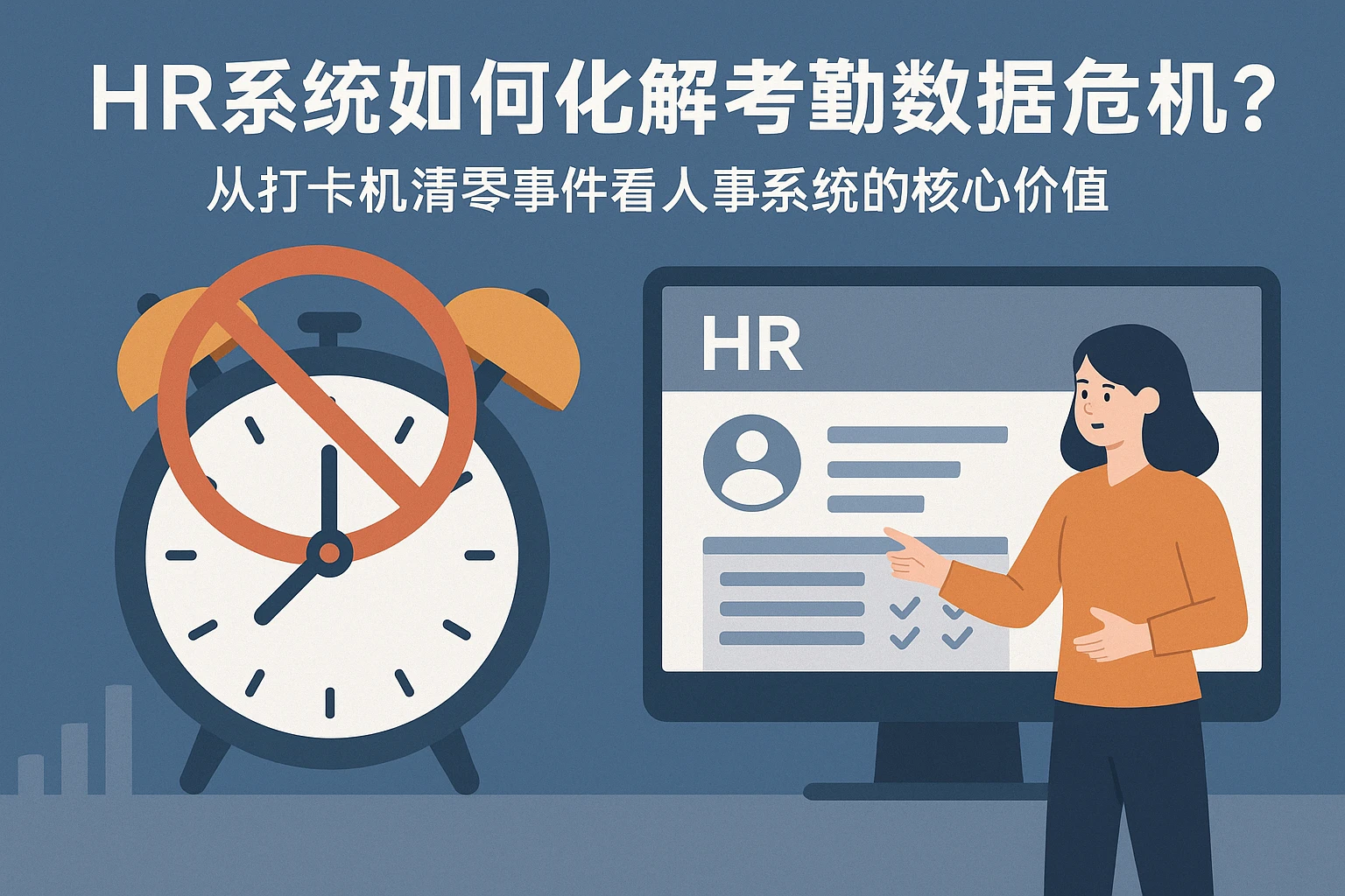 HR系统如何化解考勤数据危机？从打卡机清零事件看人事系统的核心价值