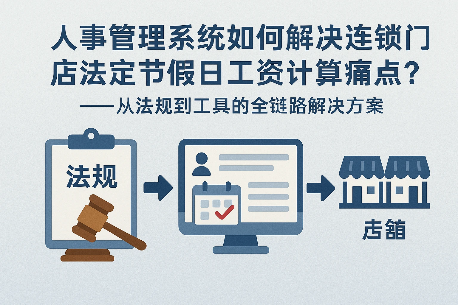 人事管理系统如何解决连锁门店法定节假日工资计算痛点？——从法规到工具的全链路解决方案