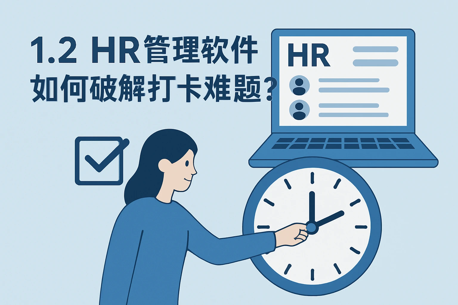 1.2 HR管理软件如何破解打卡难题？