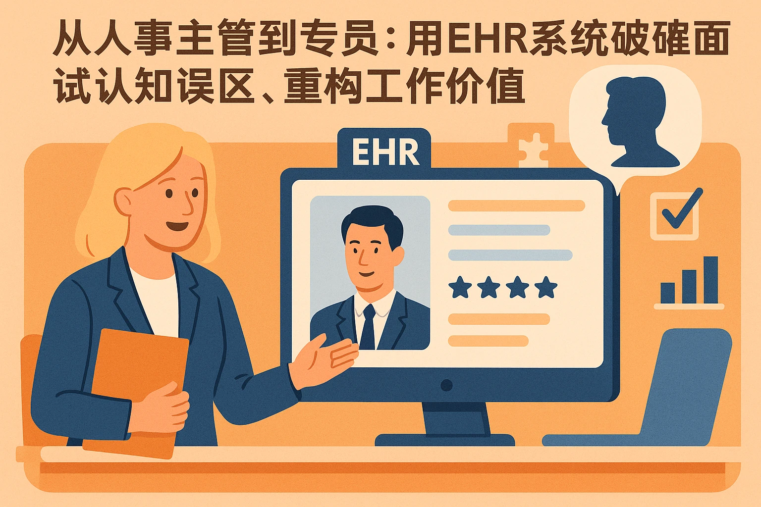 从人事主管到专员：用EHR系统破解面试认知误区，重构工作价值