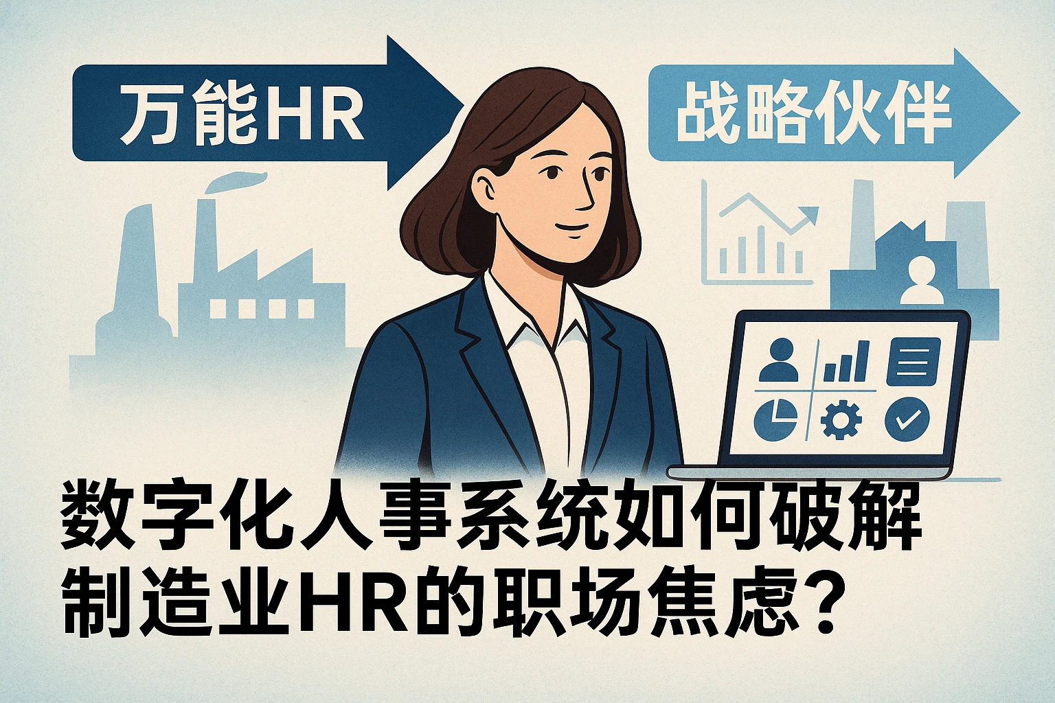 从“全能HR”到“战略伙伴”：数字化人事系统如何破解制造业HR的职场焦虑？