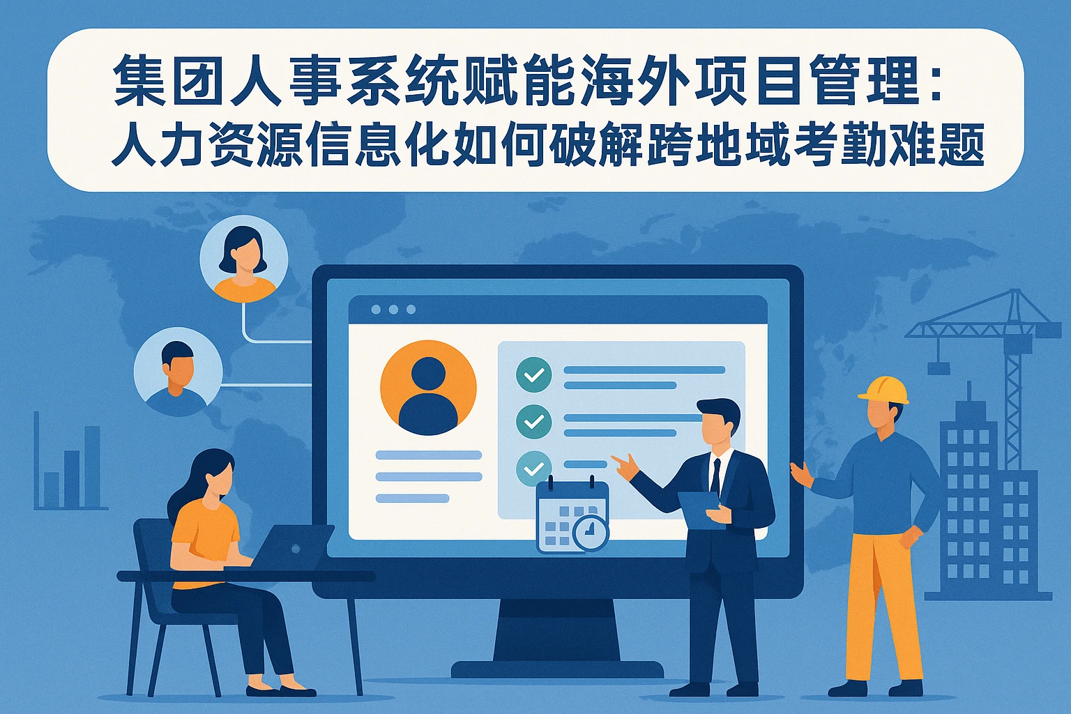 集团人事系统赋能海外项目管理：人力资源信息化如何破解跨地域考勤难题