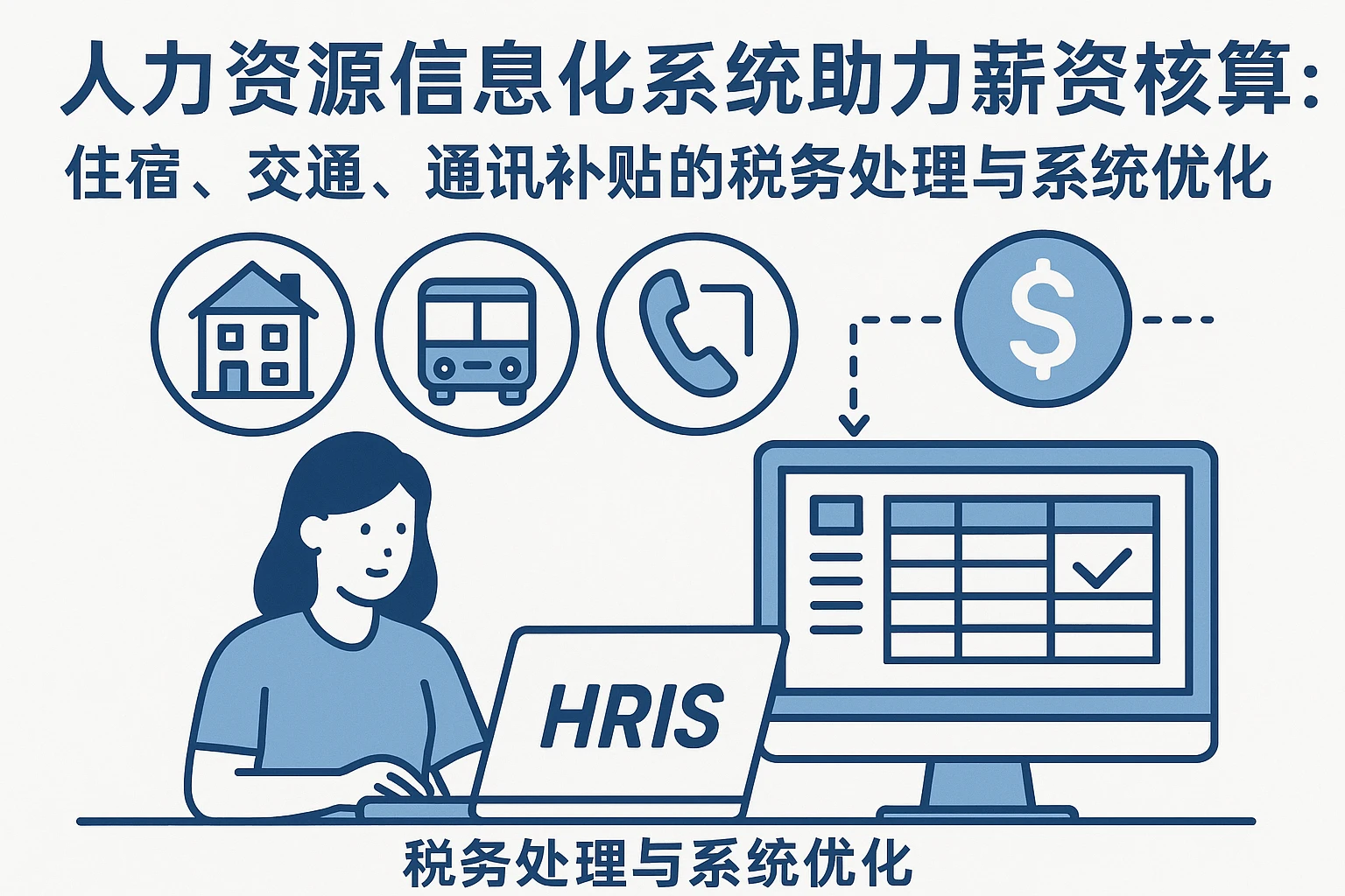 人力资源信息化系统助力薪资核算：住宿、交通、通讯补贴的税务处理与系统优化