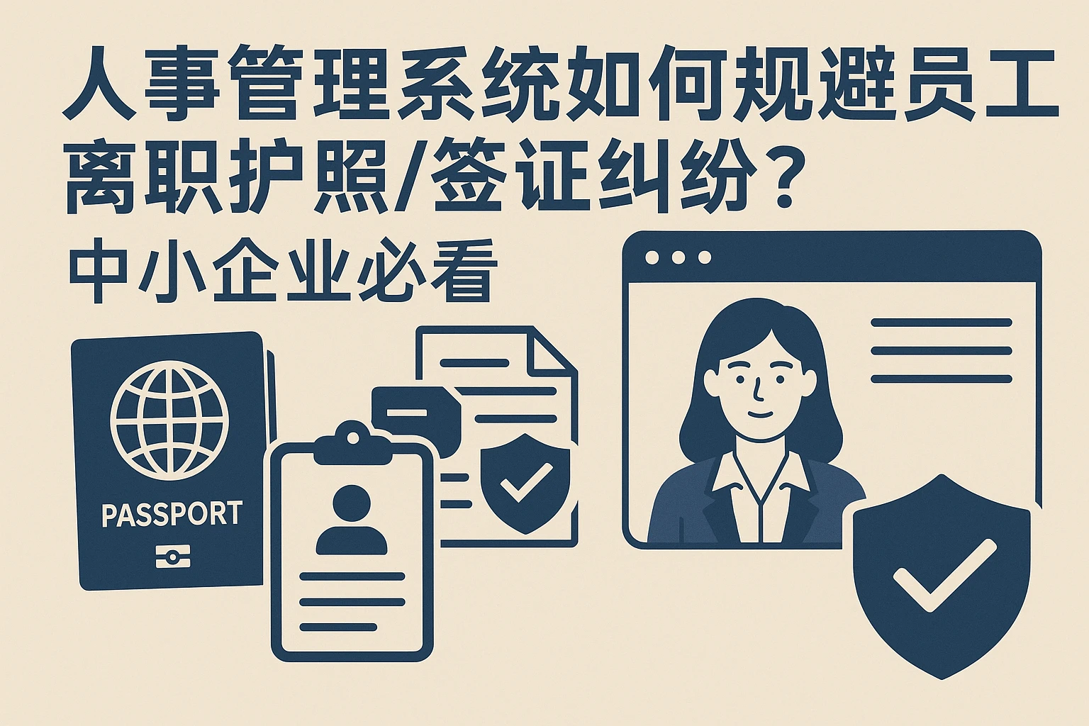 人事管理系统如何规避员工离职护照/签证纠纷？中小企业必看