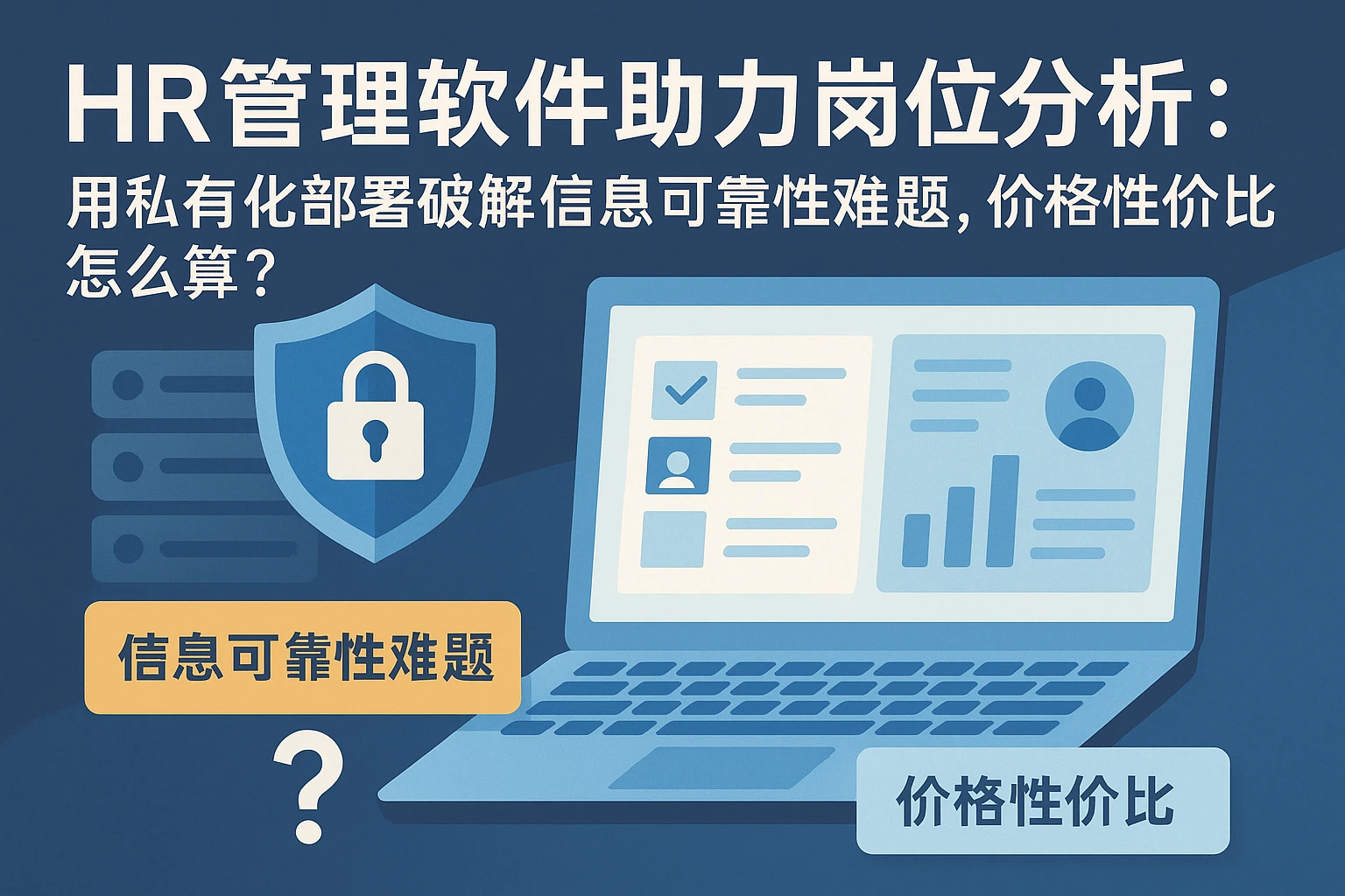 HR管理软件助力岗位分析：用私有化部署破解信息可靠性难题，价格性价比怎么算？