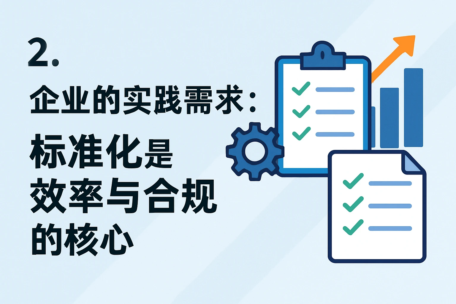 2. 企业的实践需求：标准化是效率与合规的核心