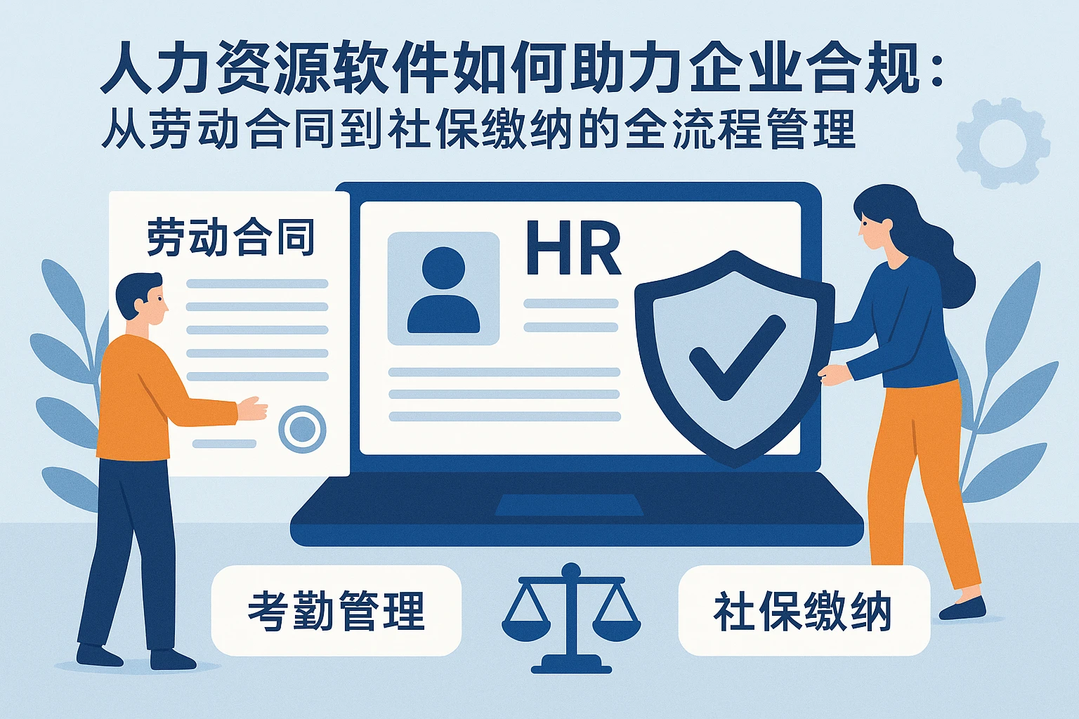 人力资源软件如何助力企业合规：从劳动合同到社保缴纳的全流程管理