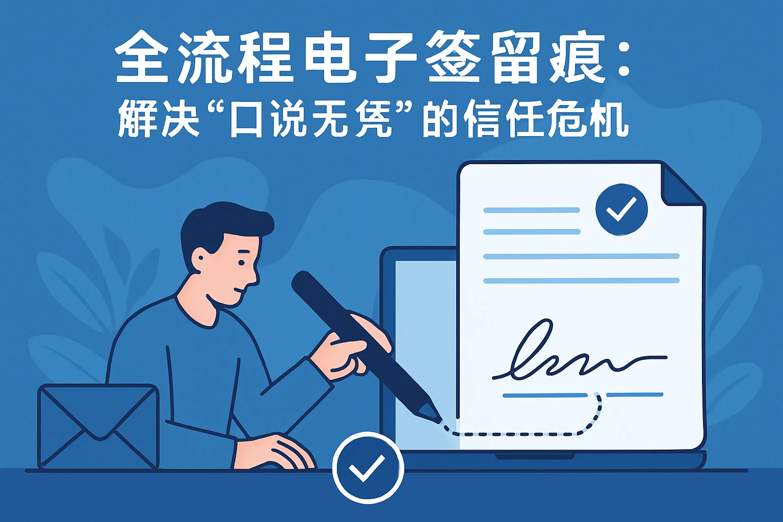 2. 全流程电子签留痕：解决“口说无凭”的信任危机