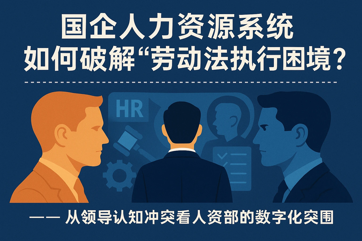 国企人力资源系统如何破解“劳动法执行困境”？——从领导认知冲突看人资部的数字化突围