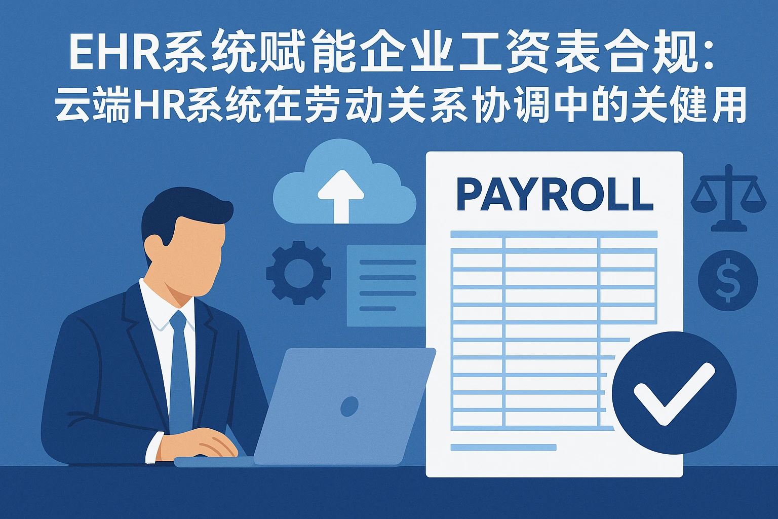 EHR系统赋能企业工资表合规：云端HR系统在劳动关系协调中的关键作用