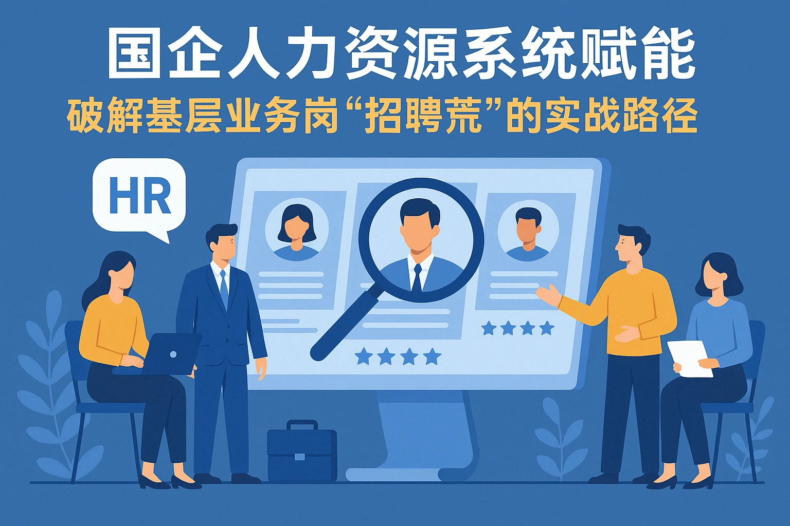国企人力资源系统赋能：破解基层业务岗“招聘荒”的实战路径