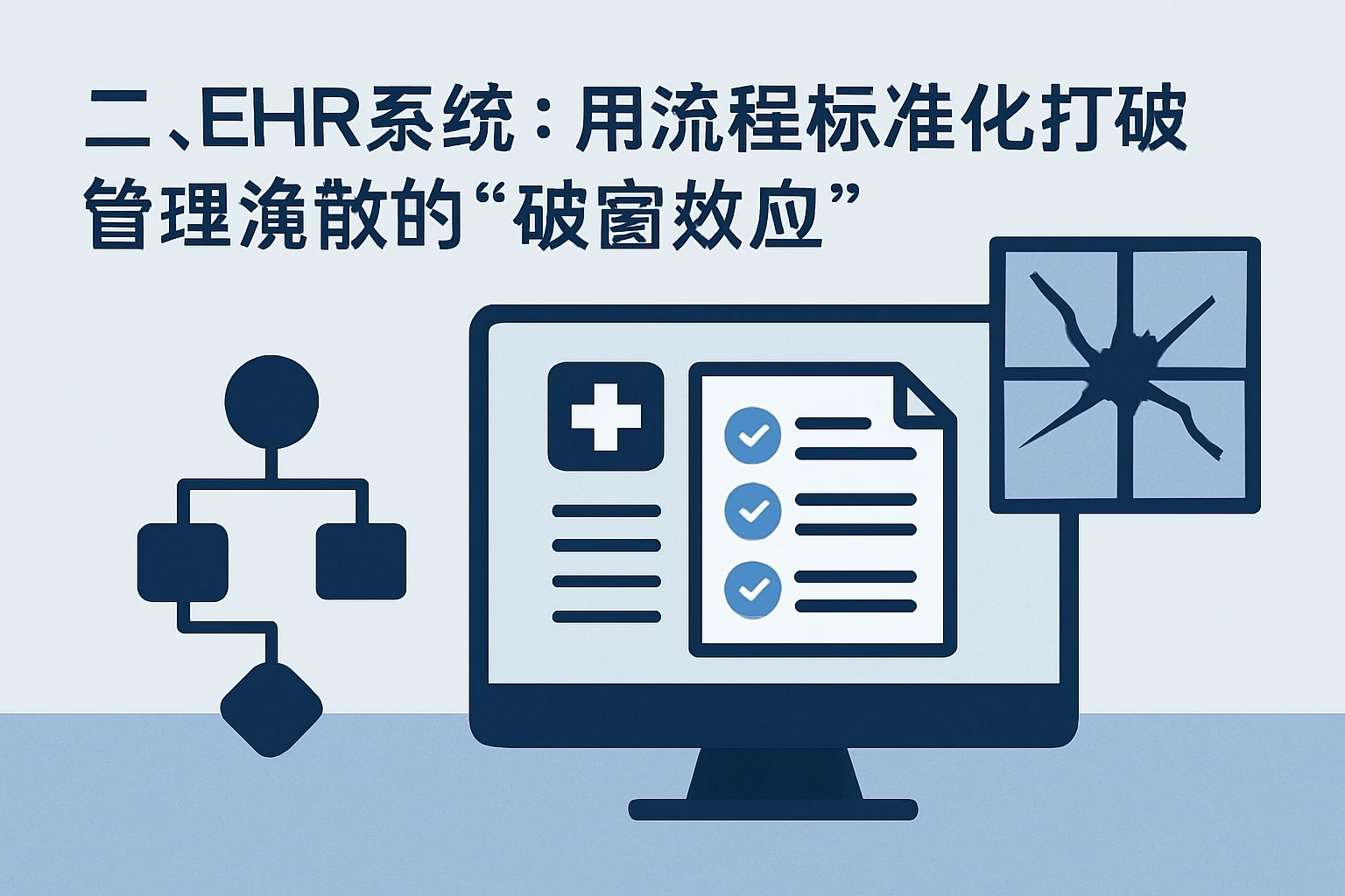 二、EHR系统：用流程标准化打破管理涣散的“破窗效应”