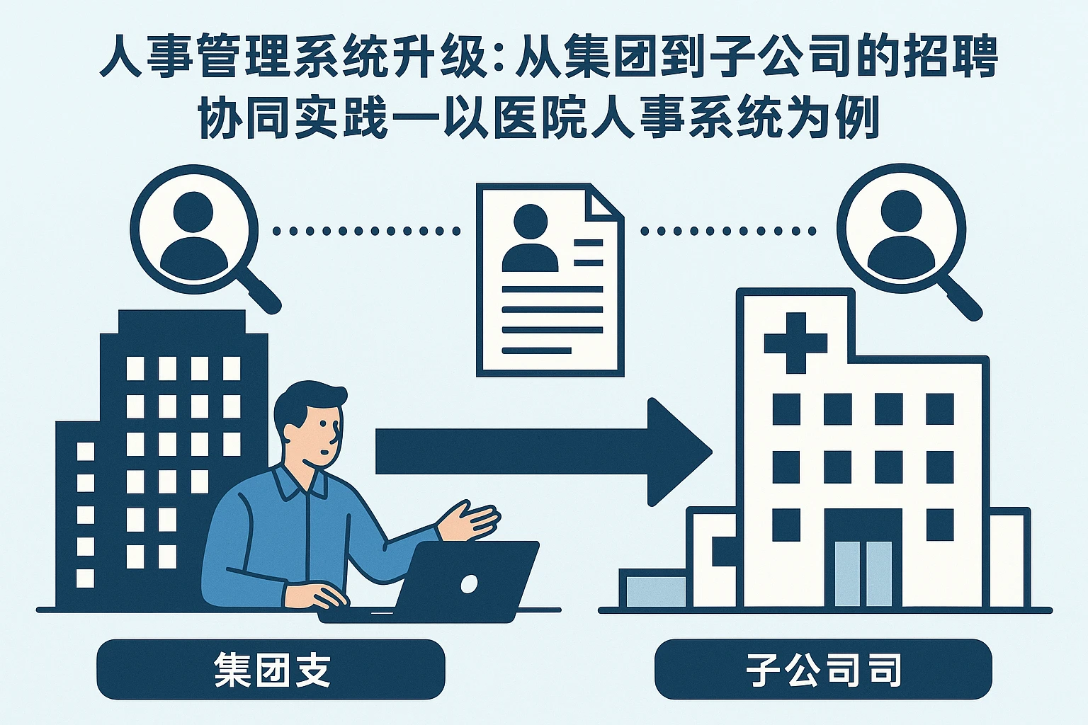 人事管理系统升级：从集团到子公司的招聘协同实践——以医院人事系统为例