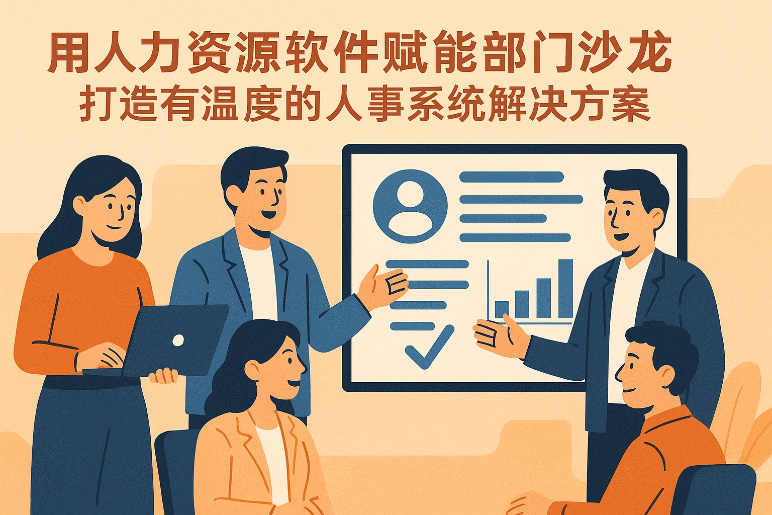 用人力资源软件赋能部门沙龙：打造有温度的人事系统解决方案
