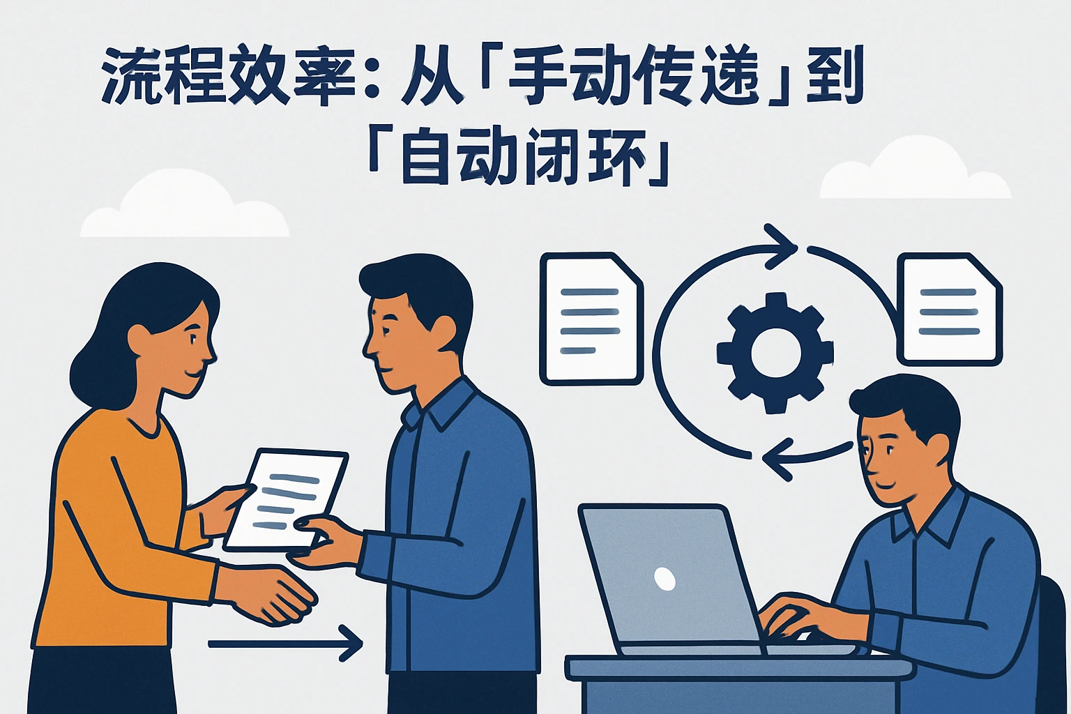 2. 流程效率：从「手动传递」到「自动闭环」