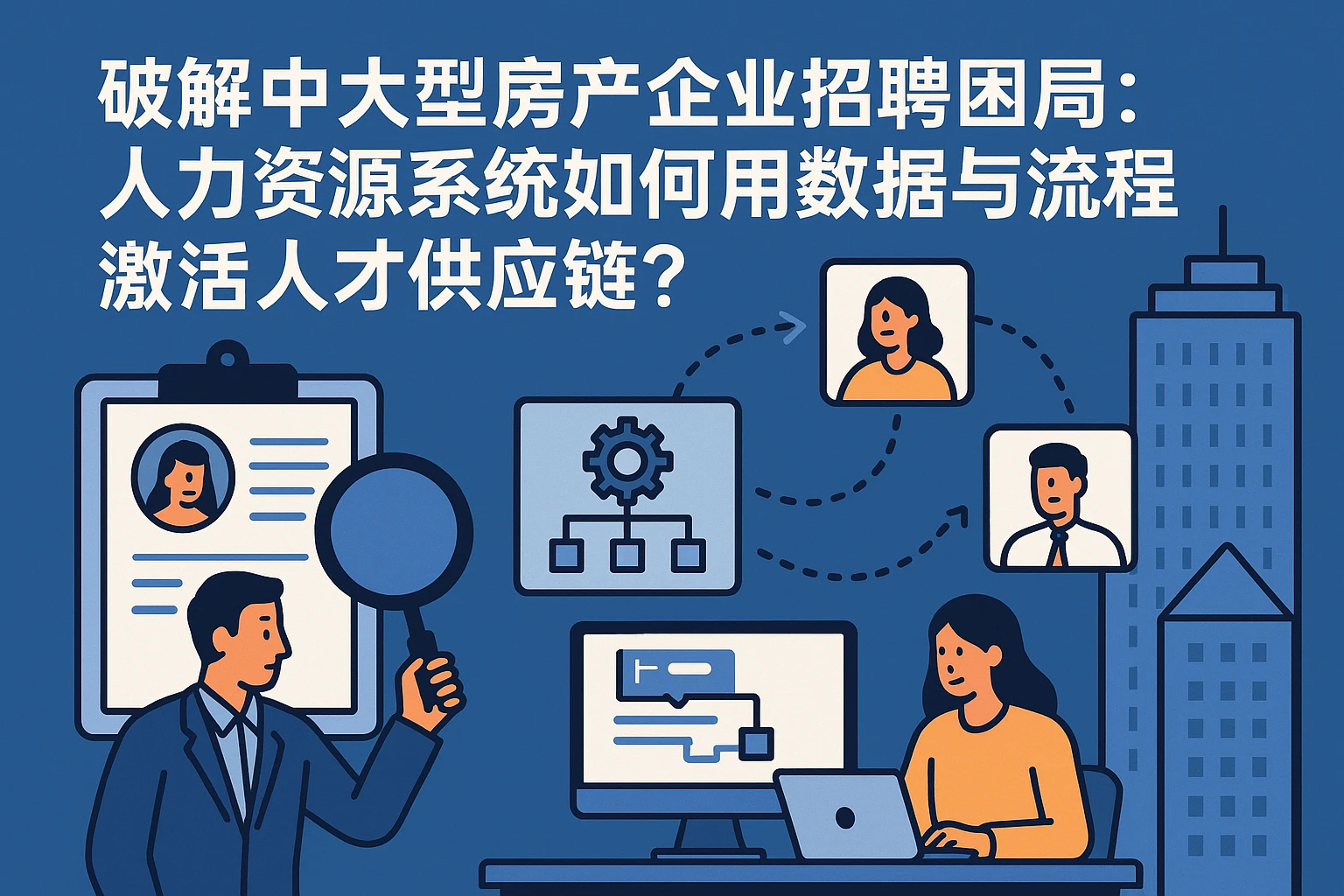 破解中大型房产企业招聘困局：人力资源系统如何用数据与流程激活人才供应链？