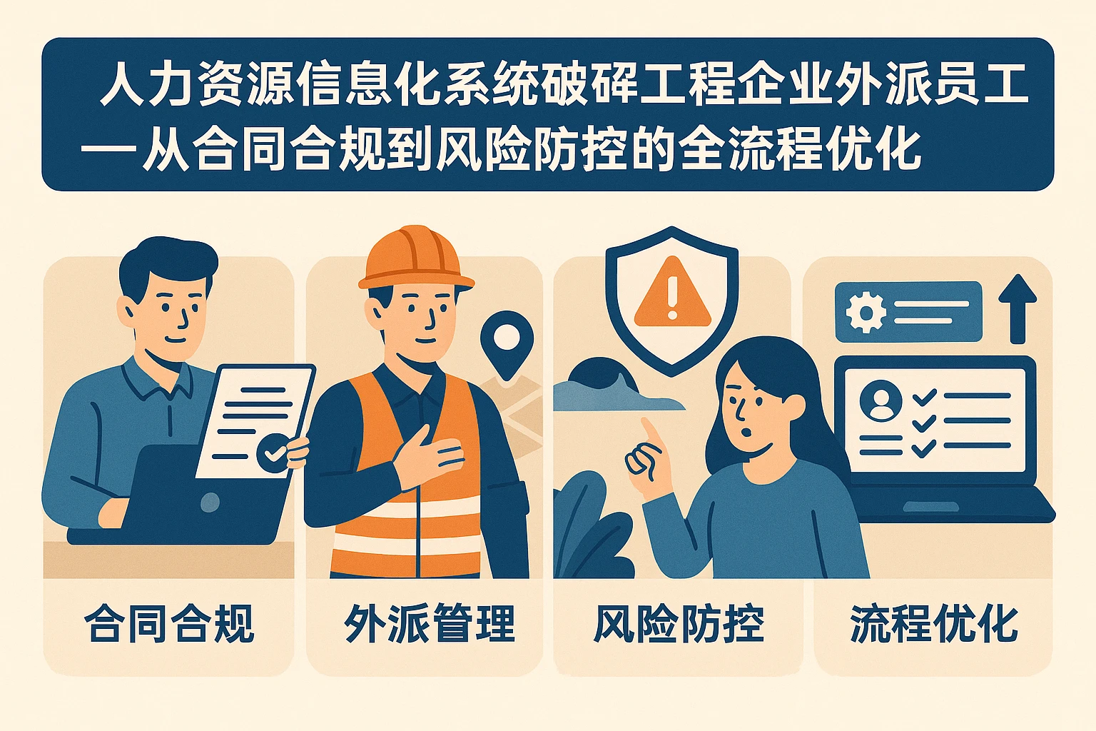 人力资源信息化系统破解工程企业外派员工管理痛点——从合同合规到风险防控的全流程优化