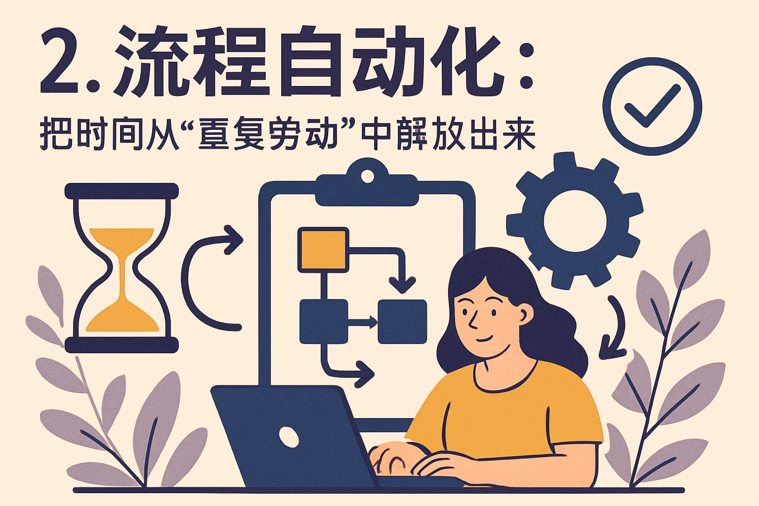 2. 流程自动化：把时间从“重复劳动”中解放出来