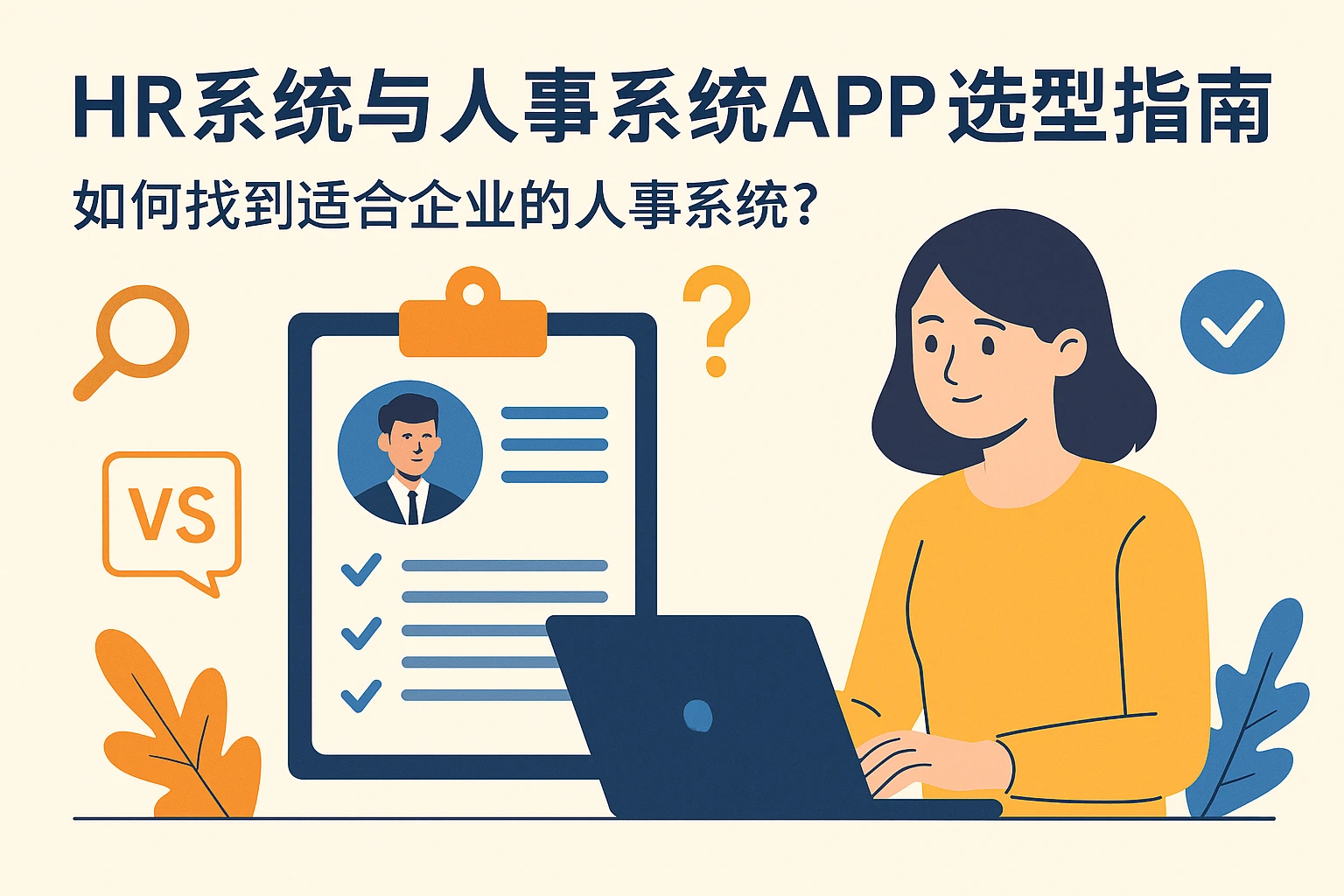 HR系统与人事系统APP选型指南：如何找到适合企业的人事系统？