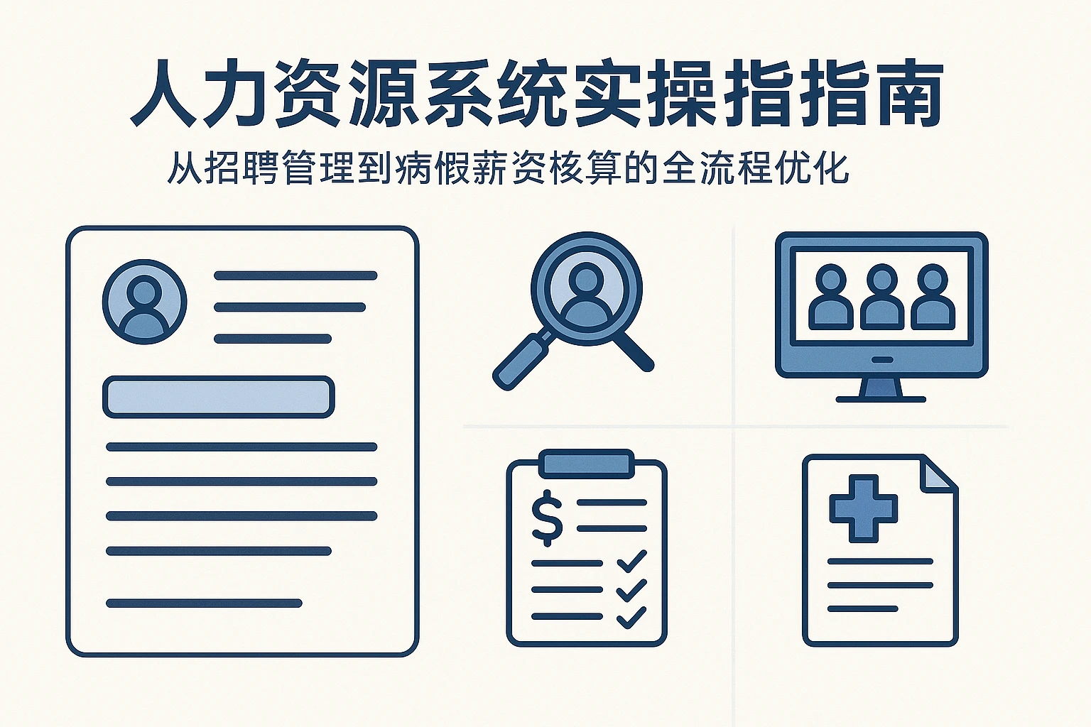 人力资源系统实操指南：从招聘管理到病假薪资核算的全流程优化