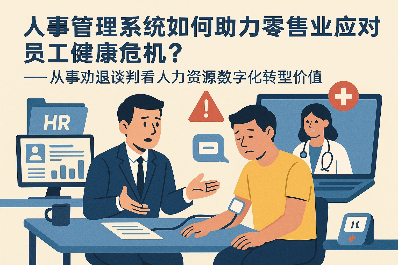 人事管理系统如何助力零售业应对员工健康危机？——从一场劝退谈判看人力资源数字化转型价值