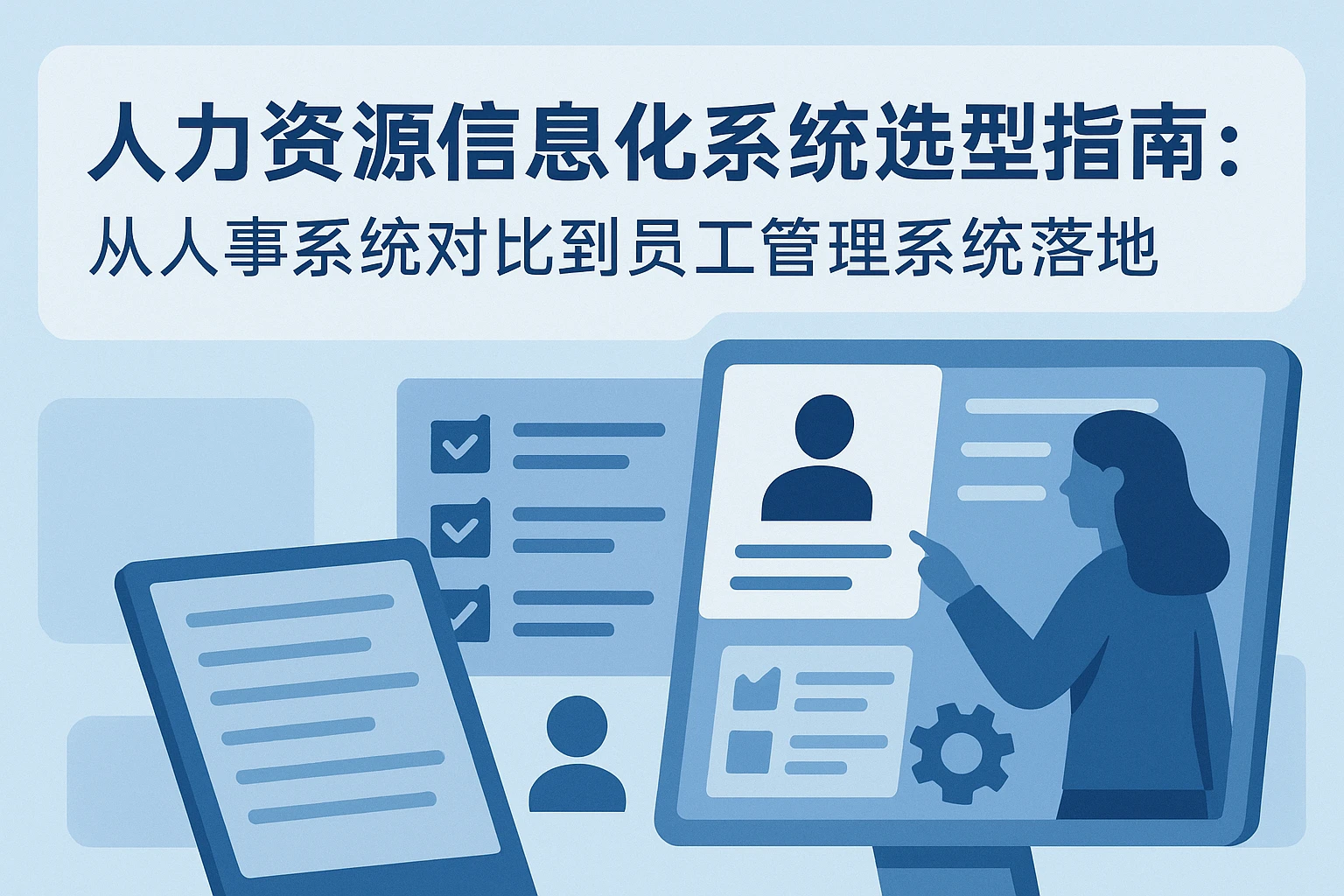 人力资源信息化系统选型指南：从人事系统对比到员工管理系统落地