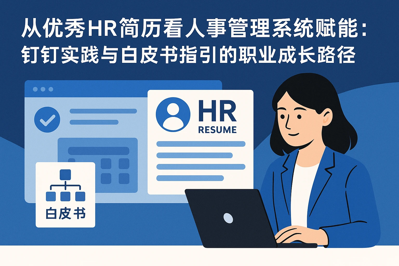 从优秀HR简历看人事管理系统赋能：钉钉实践与白皮书指引的职业成长路径