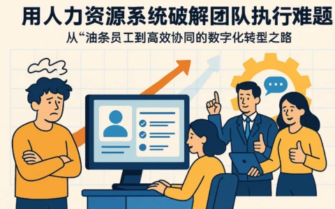 用人力资源系统破解团队执行难题：从“油条员工”到高效协同的数字化转型之路