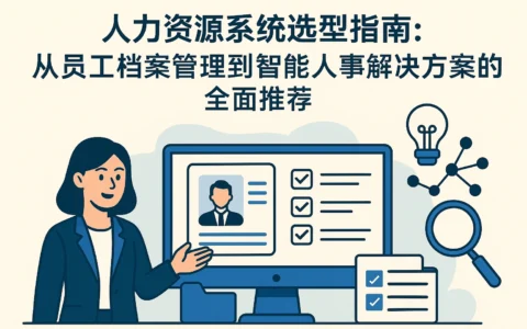 人力资源系统选型指南：从员工档案管理到智能人事解决方案的全面推荐